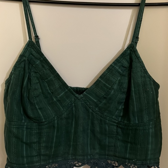 Green cropped tank - Picture 5 of 6